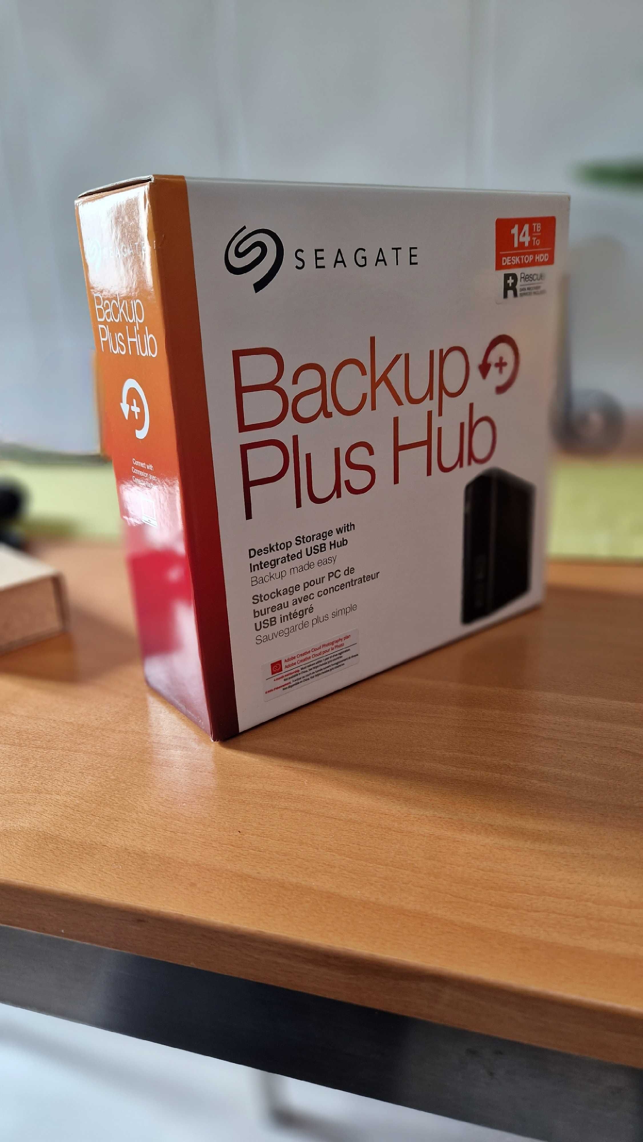 Disco externo HDD Seagate backup plus hub 14tb