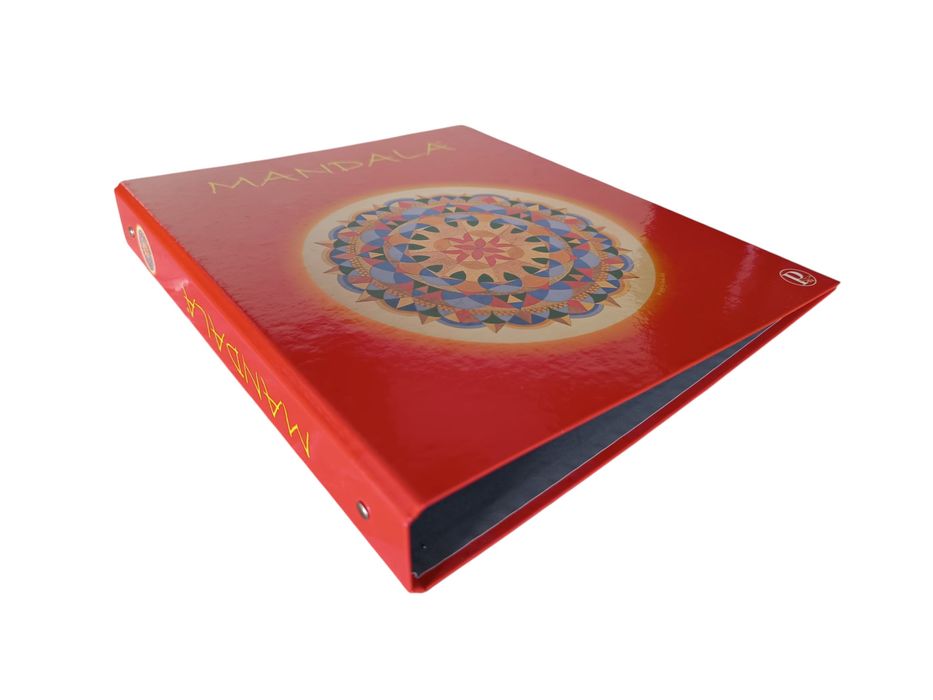 Elegancki Segregator A4 Mandala - Idealny do Organizacji Dokumentów!