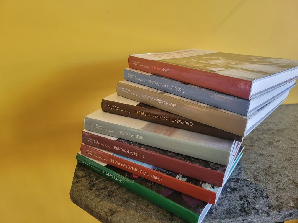 Coleção composta por oito  livros sobre "Festas e Romarias"