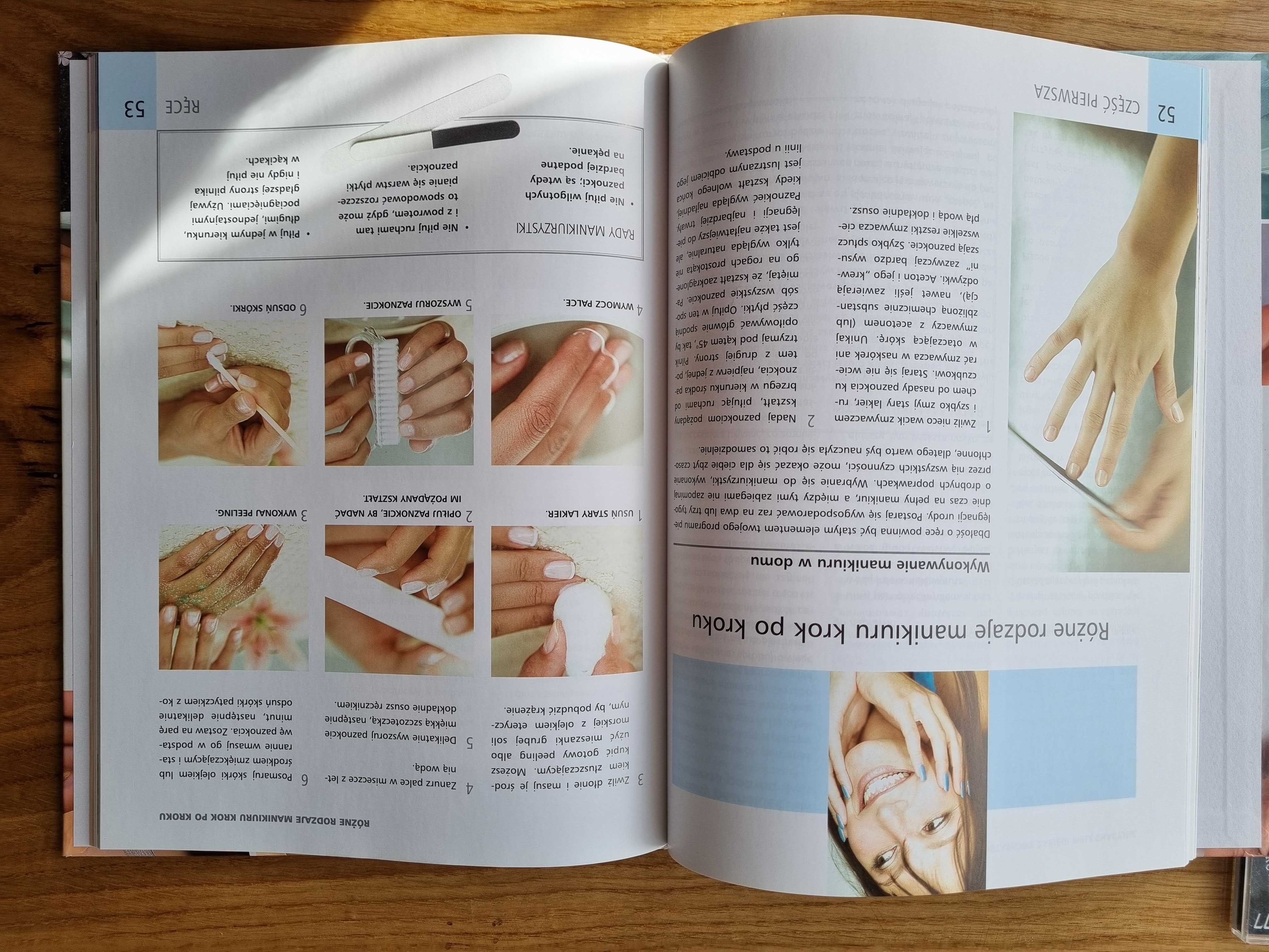 Manicure i pedicure - Leigh Toselli - atlas z gorowymi instrukcjami