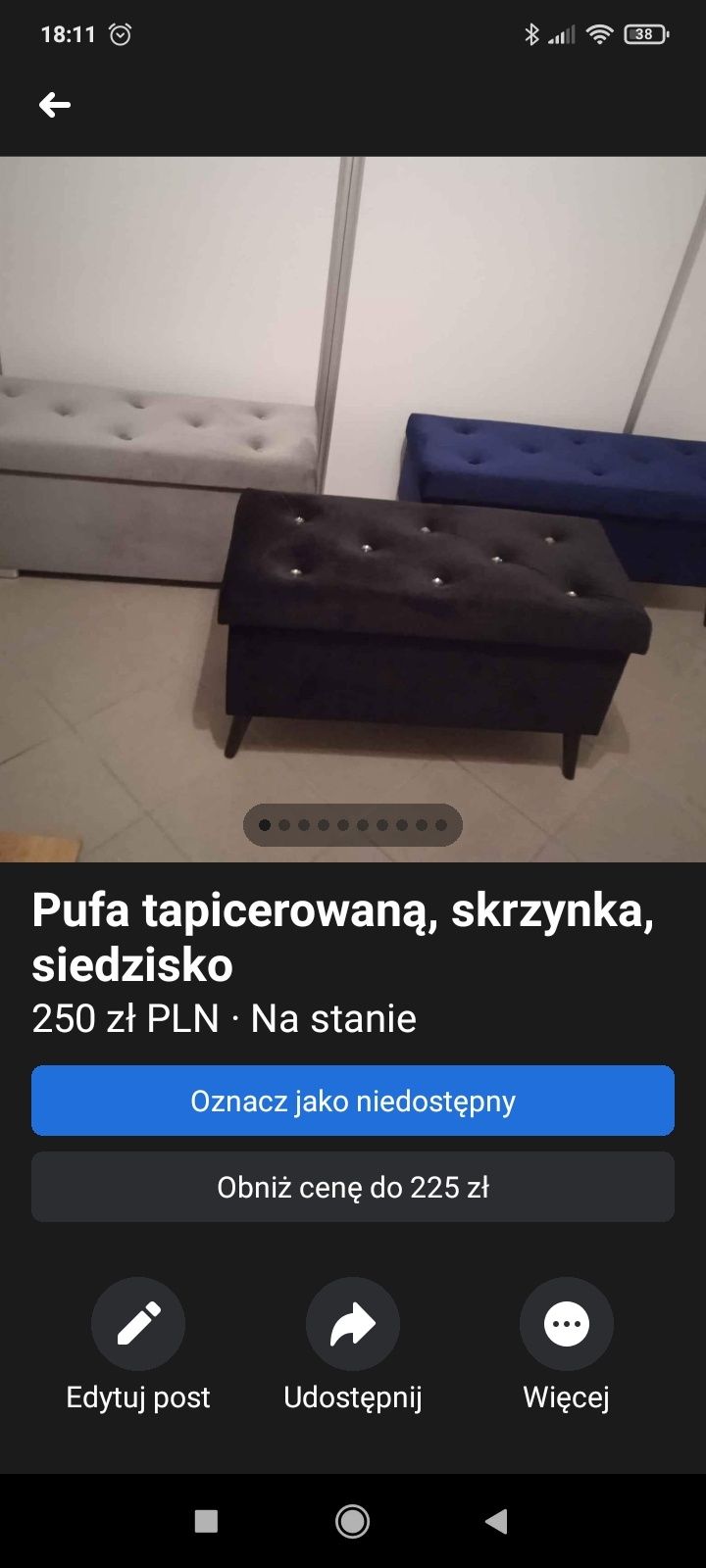 Pufa, siedzisko, skrzynia