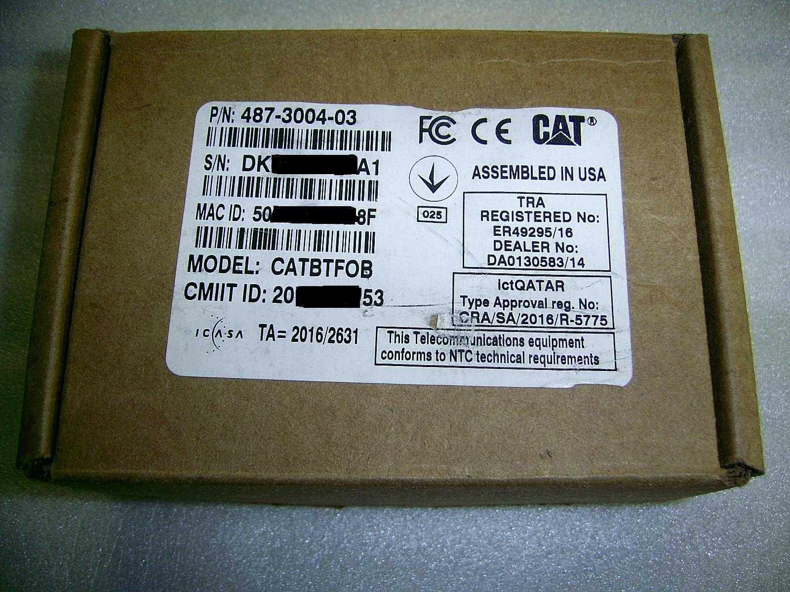 Caterpillar Ключ аутентификации Bluetooth CATBTFOB P/N 487-3004