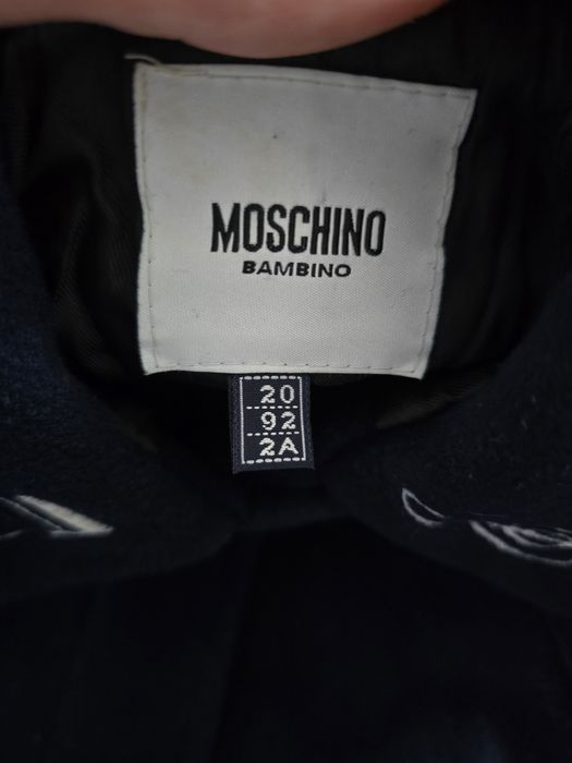 Płaszczyk wiosenny Moschino bambino 92/98 wełna kaszmir wool