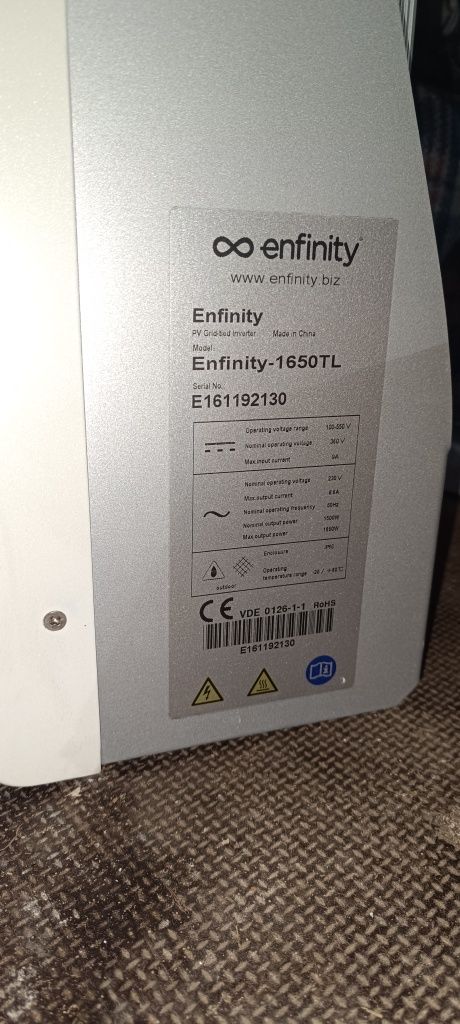 Enfinity 1650TL inwerter falownik inverter 1F