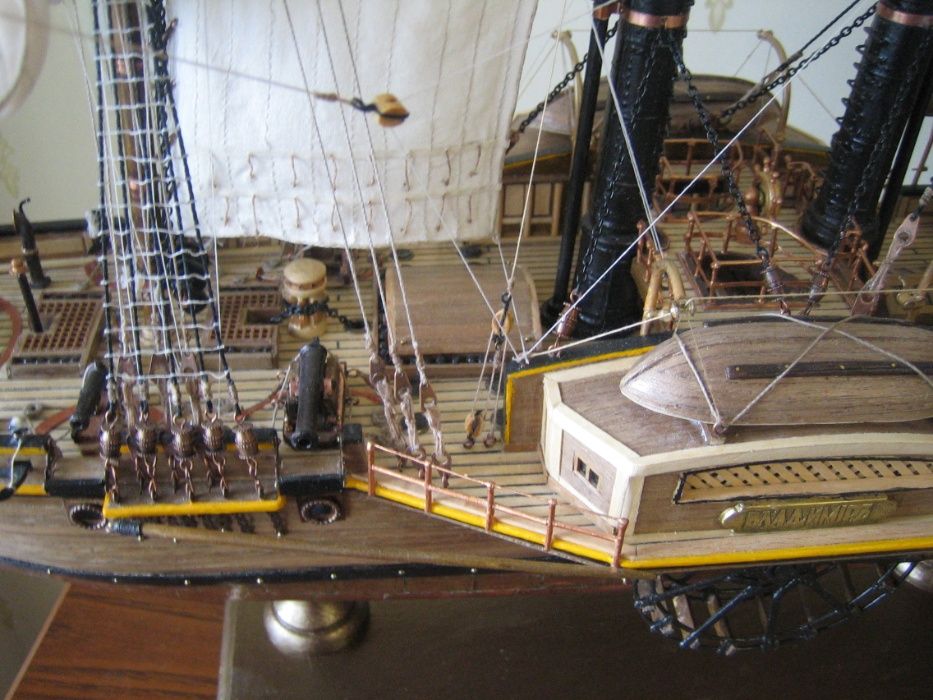 модель корабля пароходофрегат "Владимир"