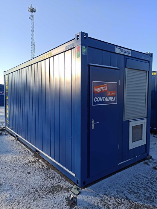 Kontener biurowo - sanitarny, prysznic, łazienka, wc