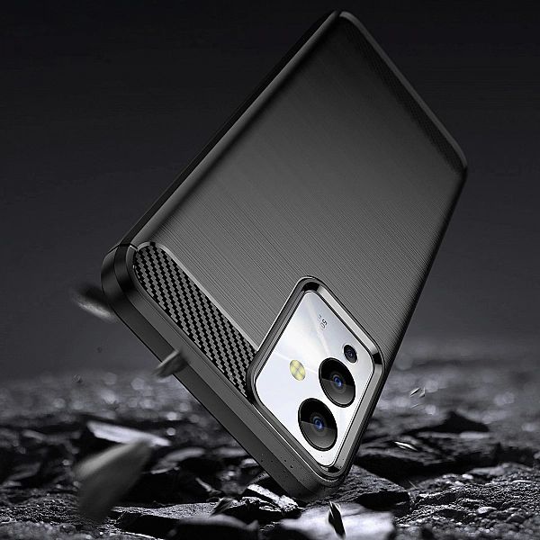 Carbon Case etui do Infinix Note 12i elastyczny silikonowy karbonowy p