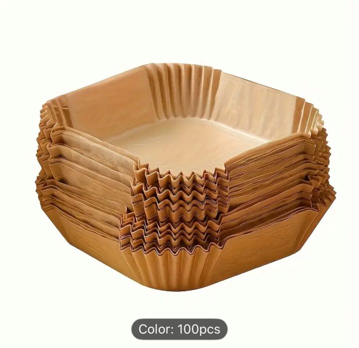 Forros para Air Fryer – Papel Antiaderente Premium