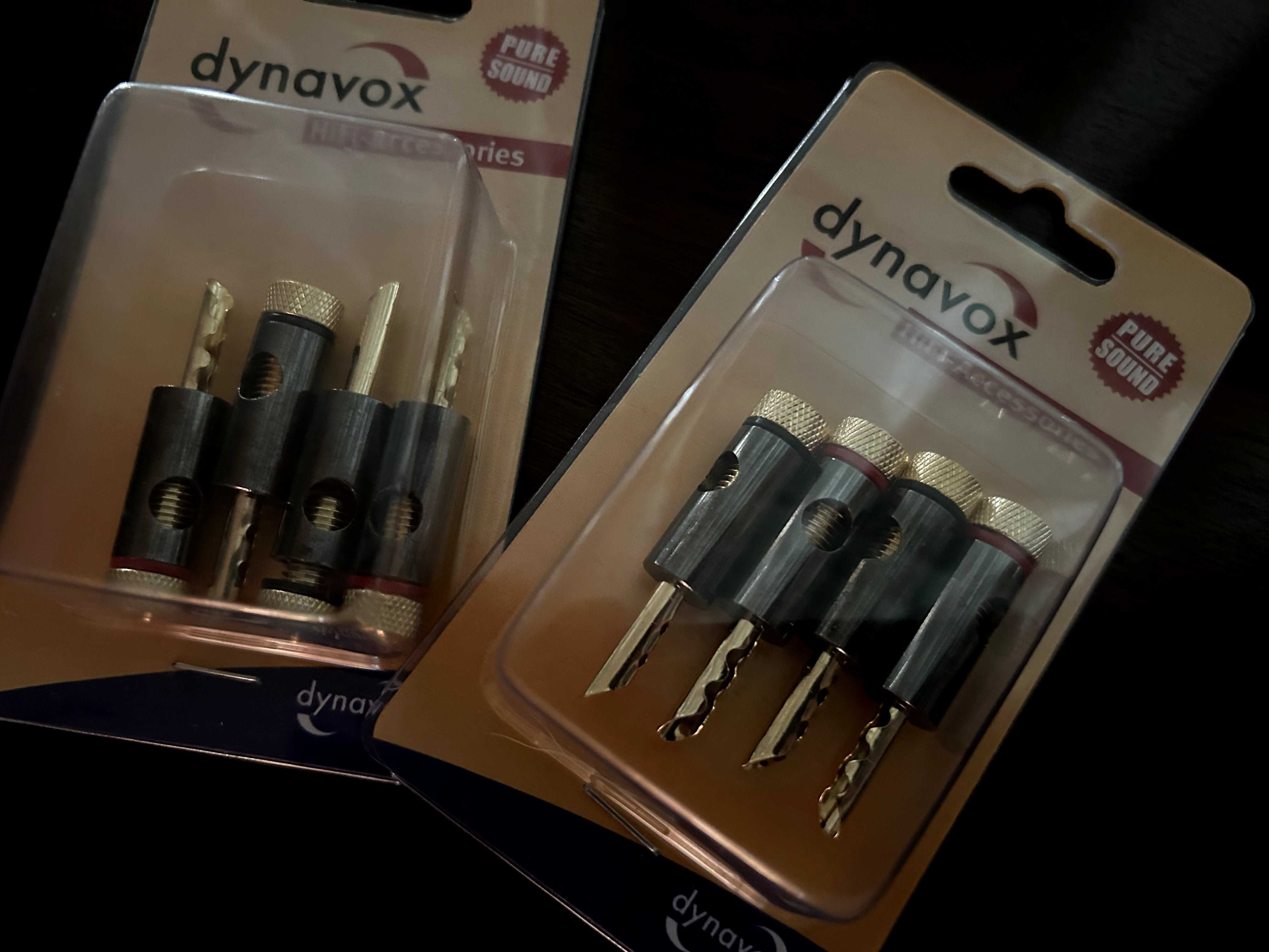 Fichas Dynavox para cabo de colunas