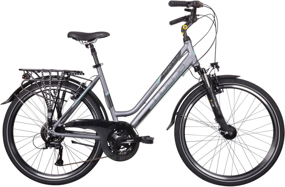 Nowy rower trekkingowy Indiana X-Road 3.0 D rama 17", koło 26", grafit
