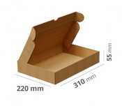 karton fasonowy Pudło Paczkomat A A4 310x220x55 31cmx22cmx5,5cm 50szt.