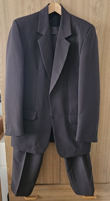 Garnitur Garanti,marynarka, spodnie,  koszula, krawat, r.M, wzrost 176