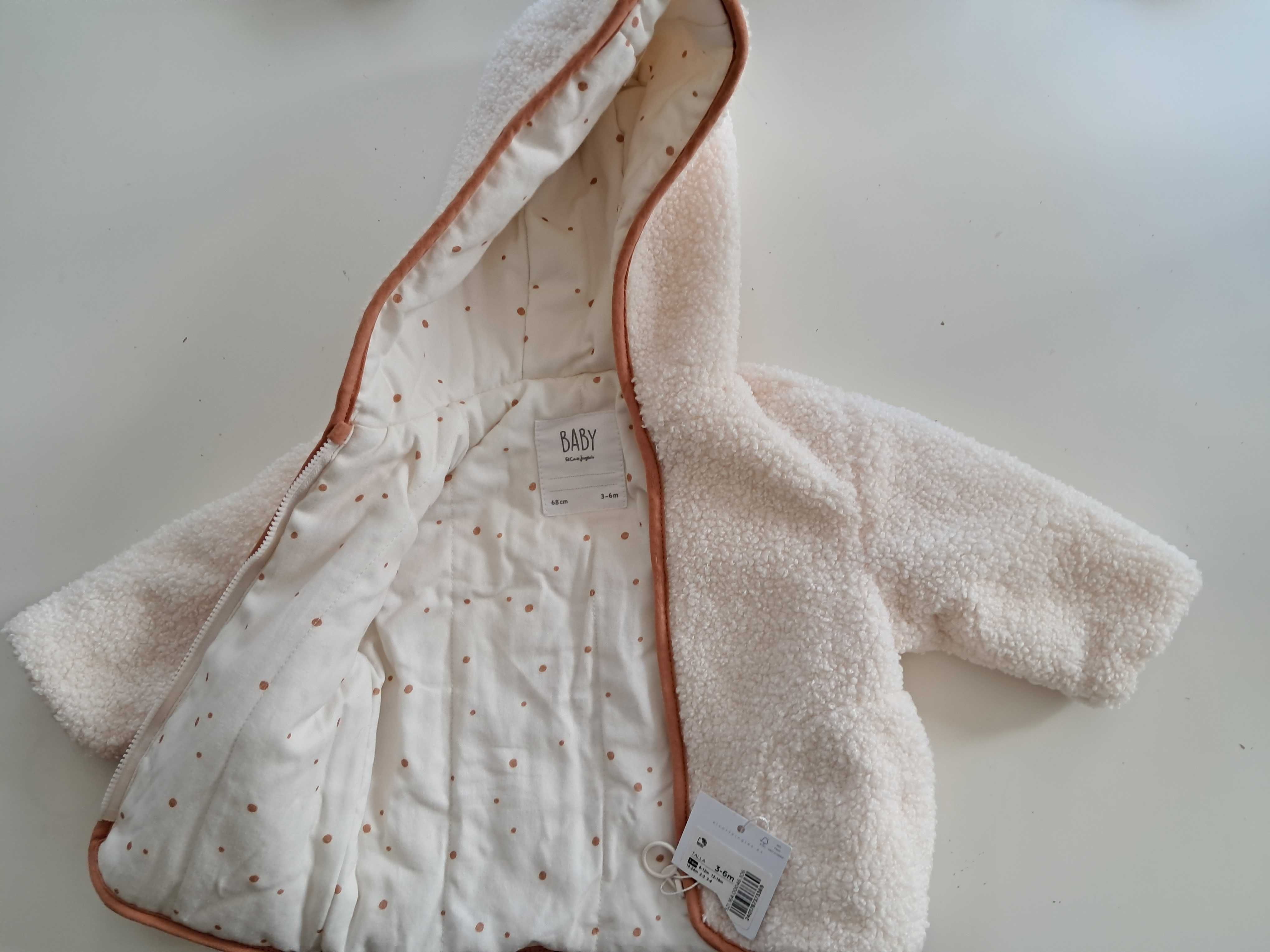 Casaco menina bebé 3-6M
