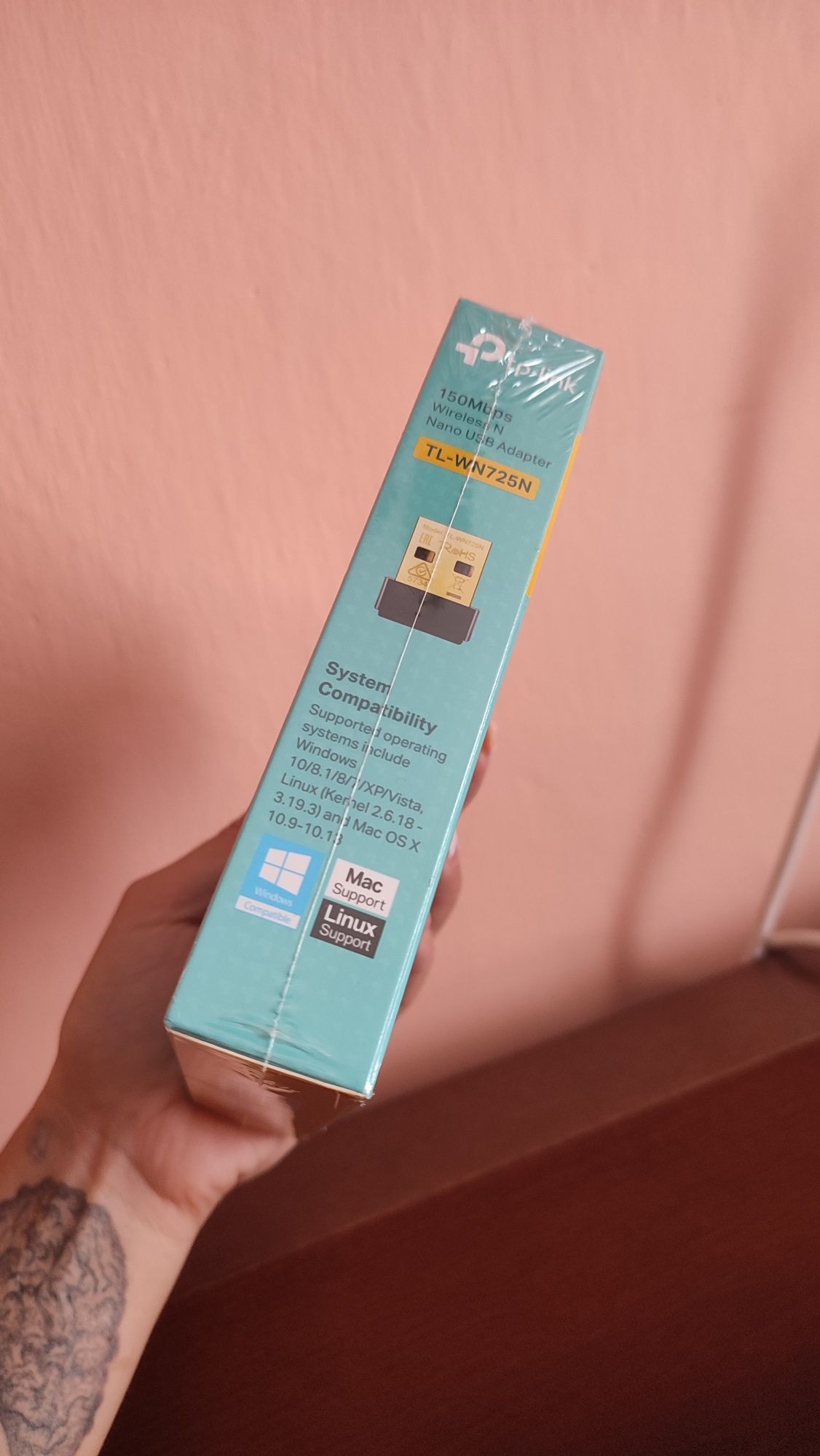 Wzacniacz sygnału fabrycznie zapakowany adapter Wi-Fi TP-Link