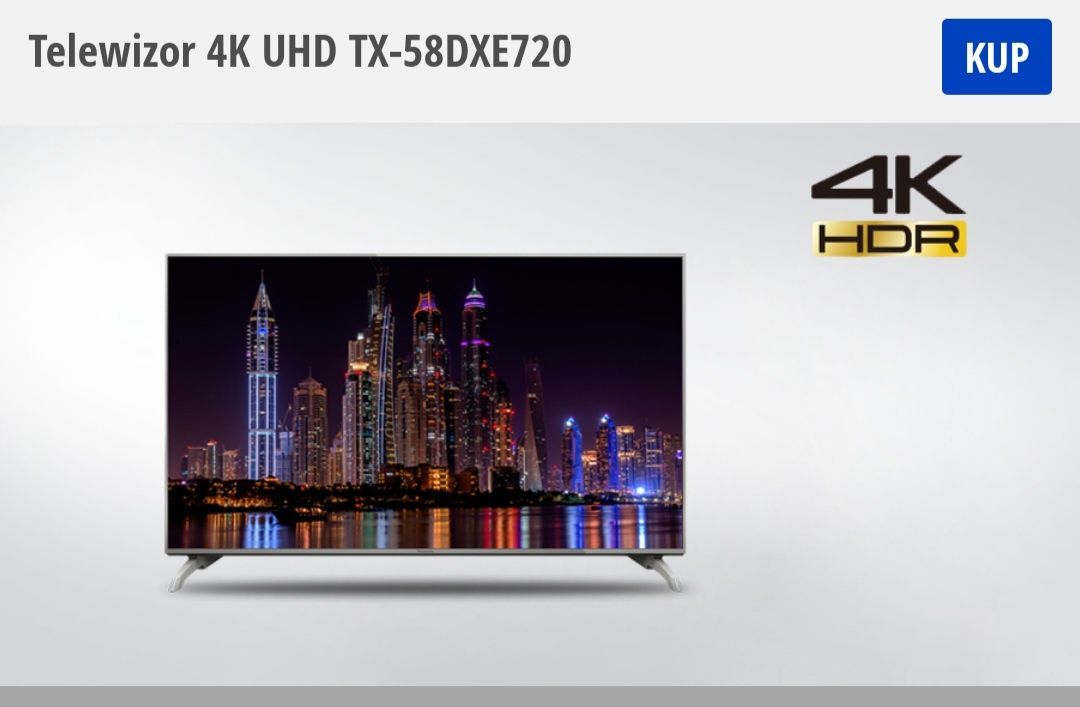 Panasonic 58cali 4K UHD DVB-T2 SMART telewizor