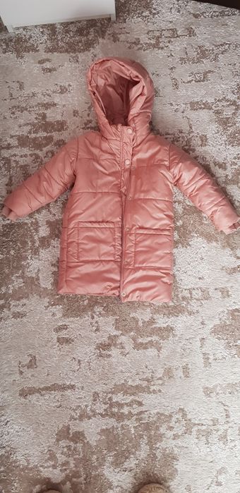 Зимова куртка плащ для дівчинки