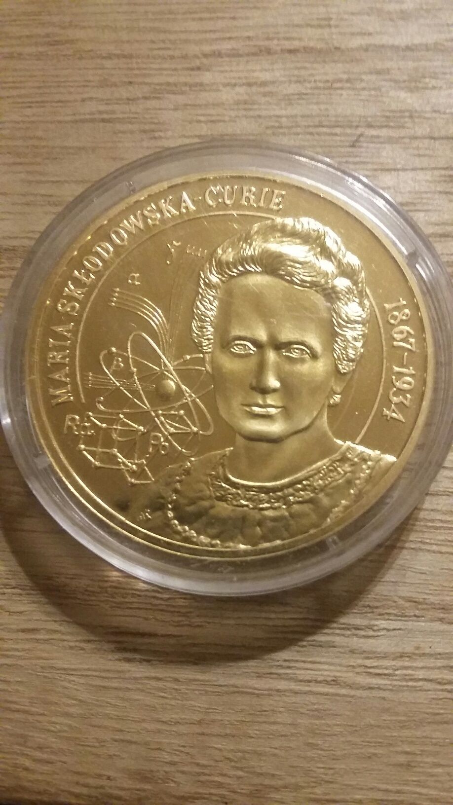 medal Wielcy Polacy Maria Sklodowska Curie