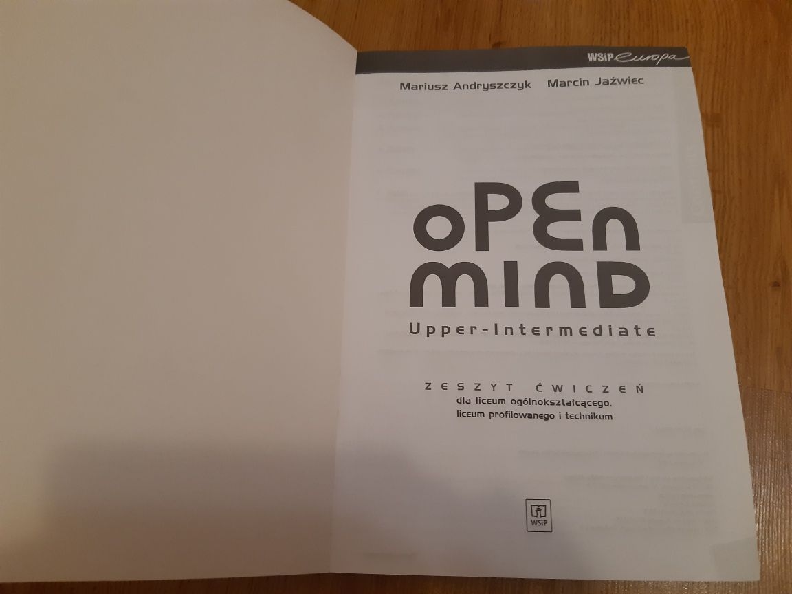 Open mind Upper - intermediate Zeszyt ćwiczeń. Angielski.