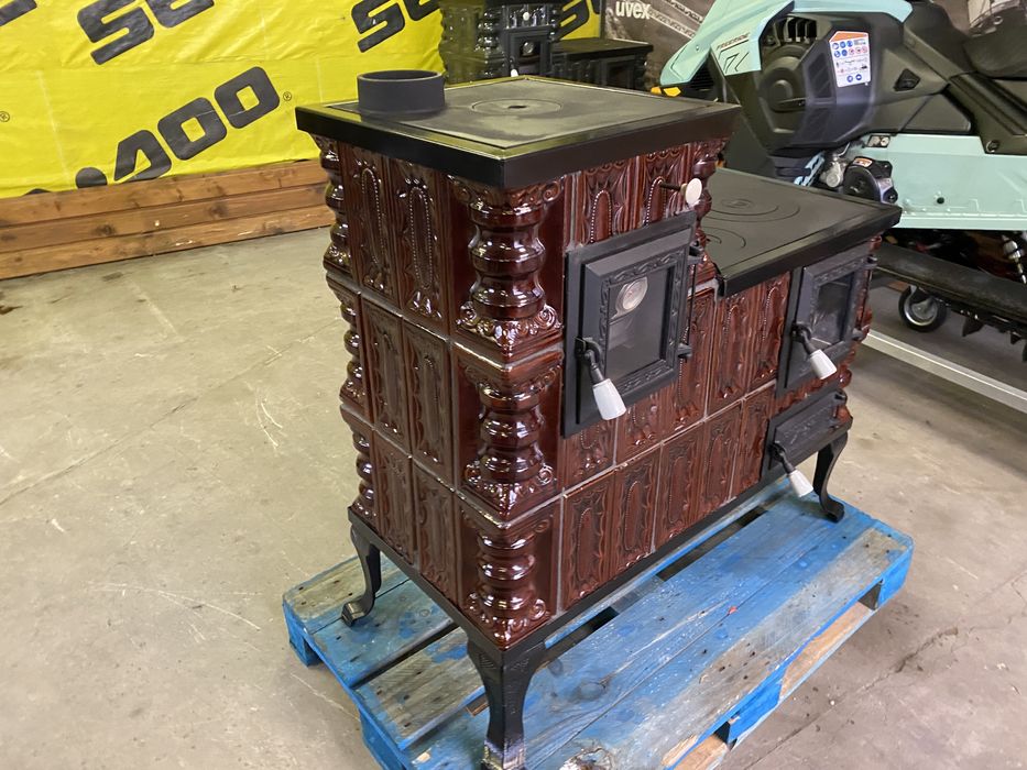 piec kuchenny kaflowy szamotowy, kuchnia kaflowa węglowa, angielka