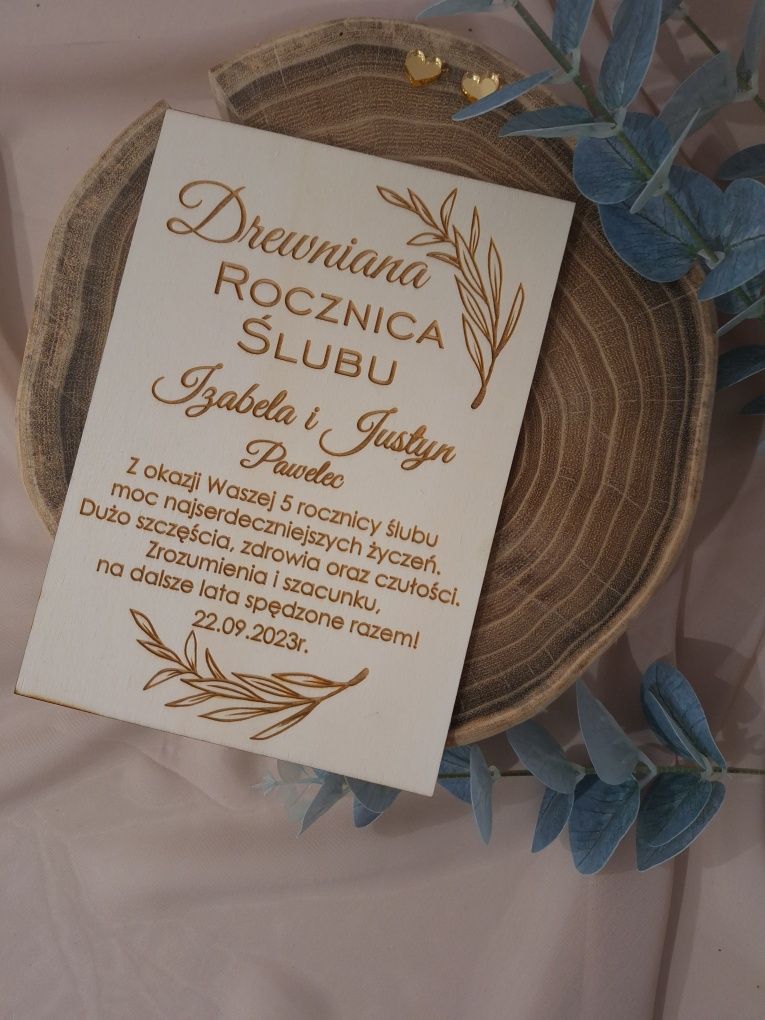 Grawerowana tabliczka personalizowana