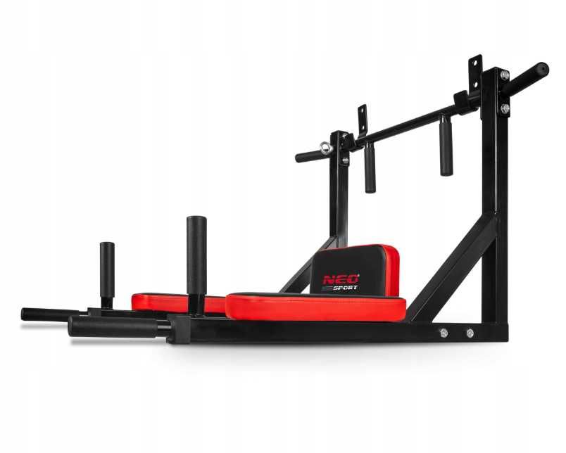 NOWY Drążek Poręcz Do Ćwiczeń Podciągania Brzucha Na Ścianę 2w1 OKAZJA