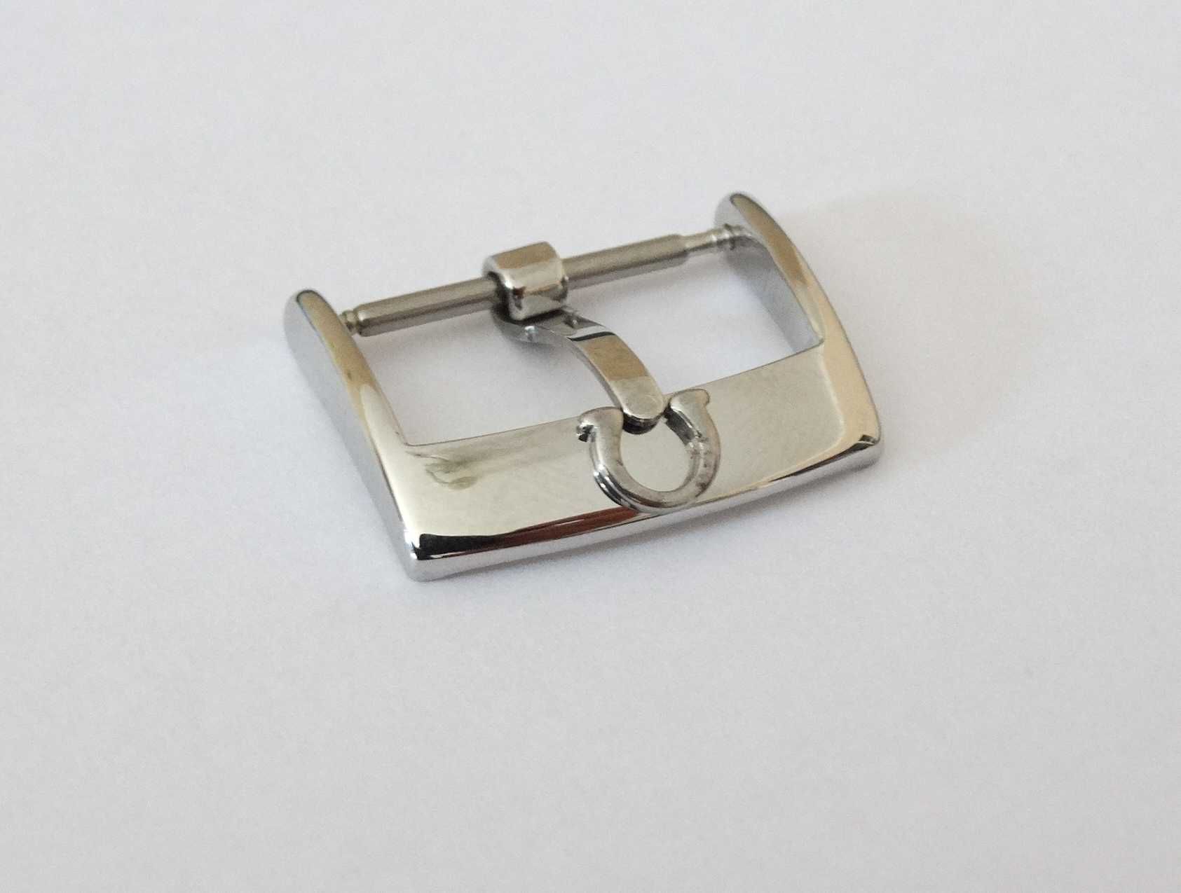 Klamra sprzączka do paska zegrka Omega 14mm zapięcie stal nierdzewna