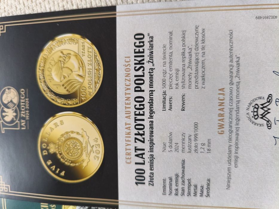 dzieje złotego polskiego skarbnica narodowa