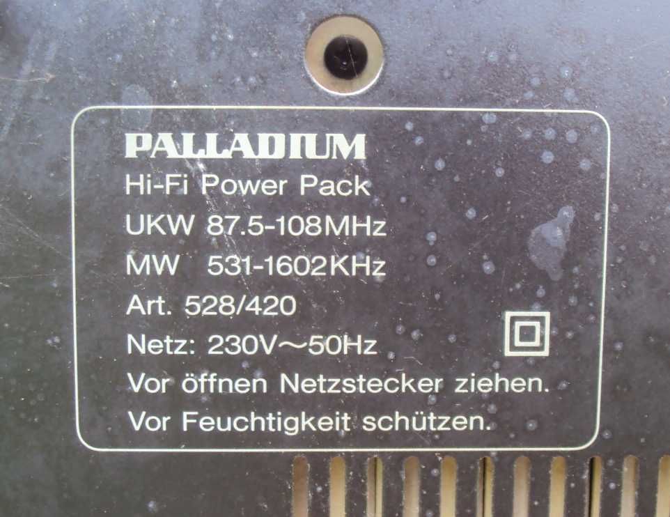 Hi-Fi power pack PALLADIUM музыкальная стойка с колонками Германия