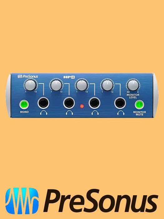PreSonus HP4 — підсилювач для 4 пар навушників