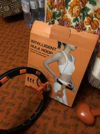 Розумний масажний обруч Intelligent Hula Hoop 7803 Black-orange