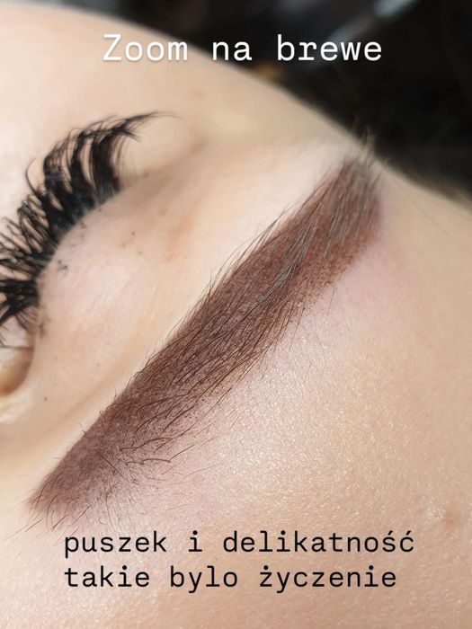 Modelka do metamorfozy makijaż permanentny