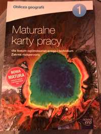 Książka: Maturalne karty pracy