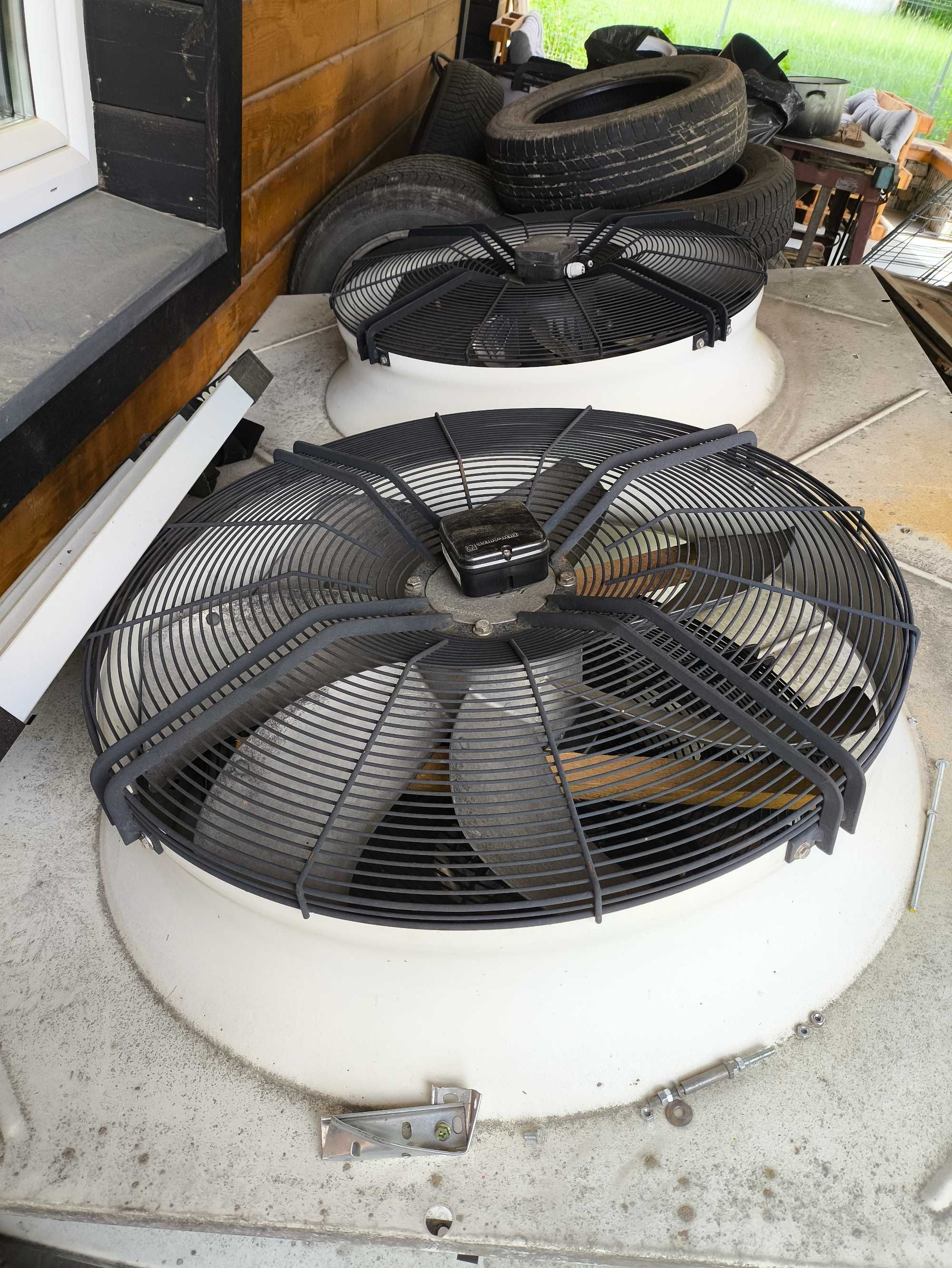 Kompletny wentylator ZIEHL-ABEGG , zasilanie 400V/50Hz obora chlewnia