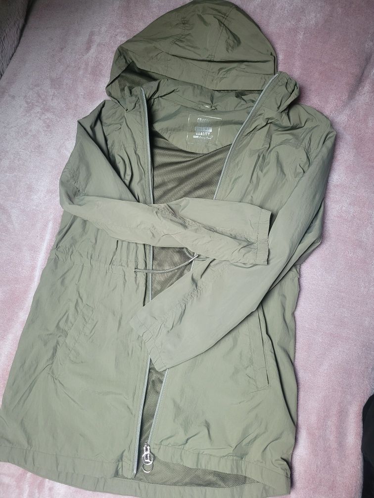 Kurtka parka cienka płaszczyk wiatrówka 168 176 C&A jak nowa