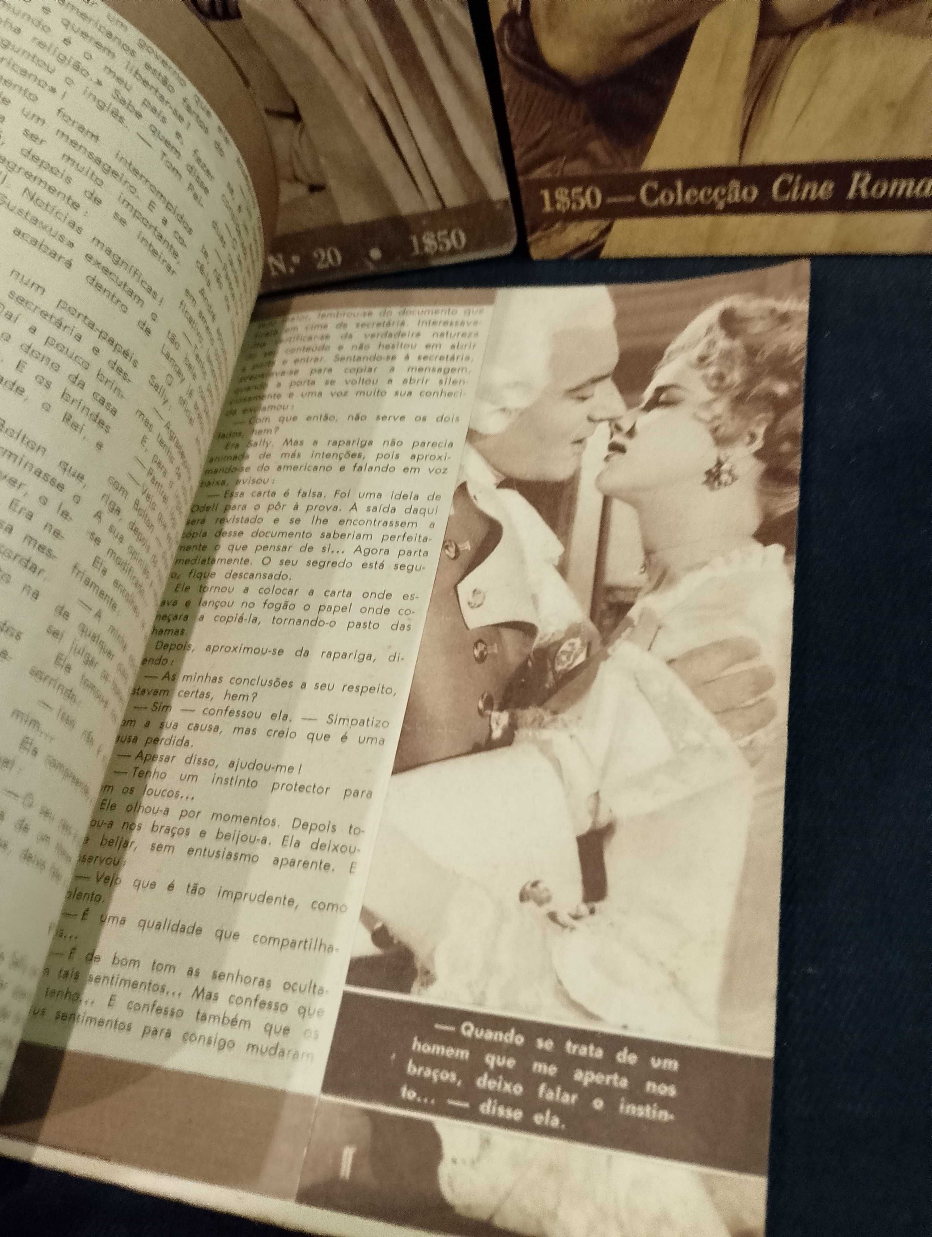 Colecção Cine Romance Nºs 8, 14 e 20
