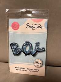 Balony BOY, baby shower, niebieskie, NOWE, dziecko, gender reveal