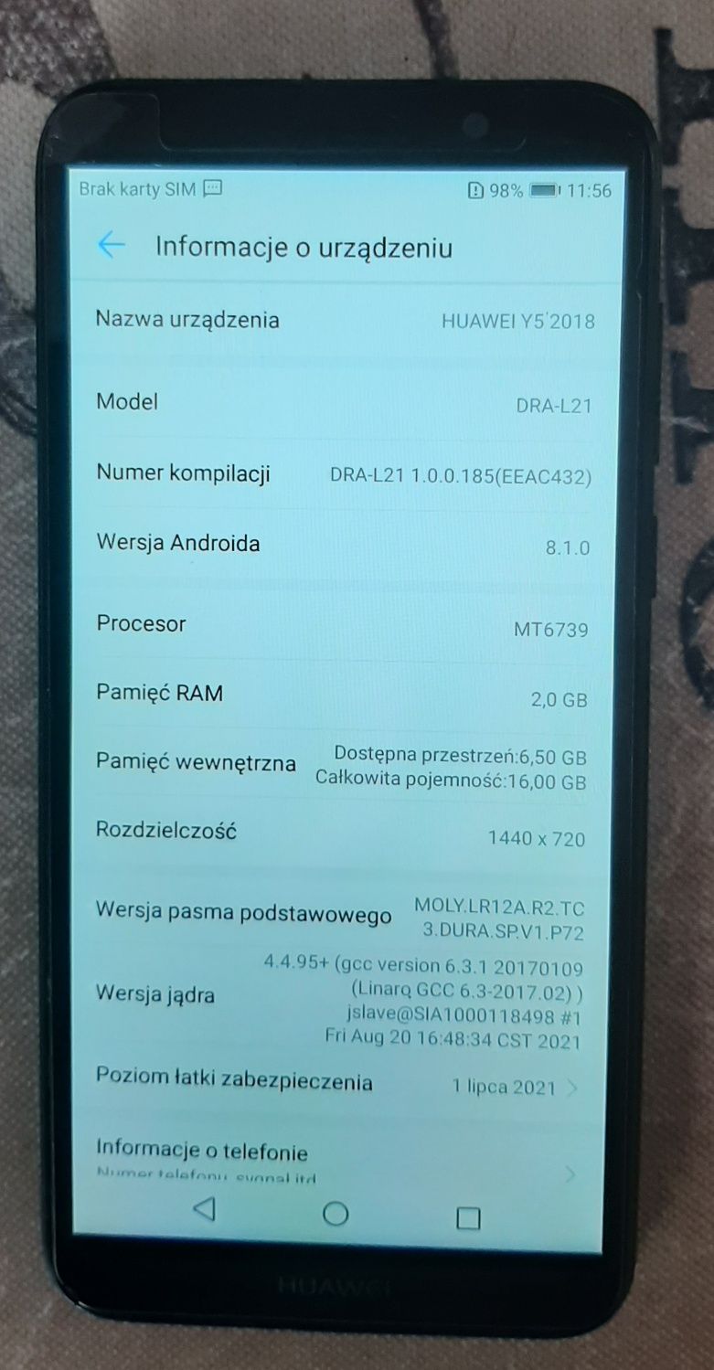 Huawei y5 dual sim