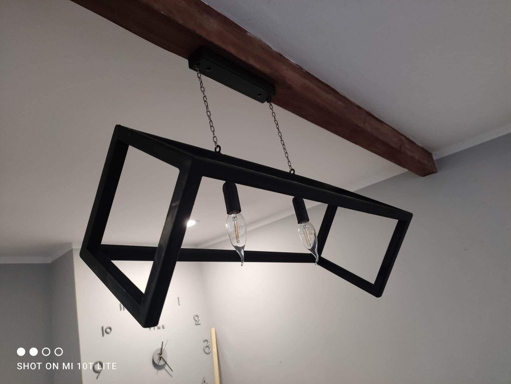Żyrandol w stylu loft
