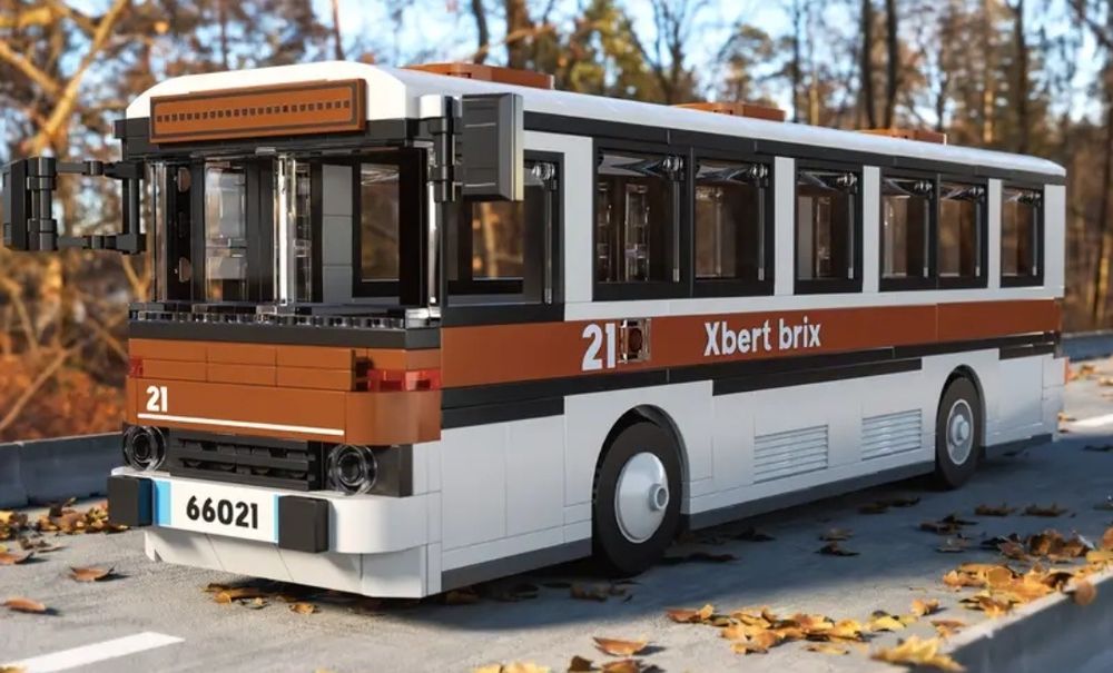 Конструктор автобус ICARUS 552 блоков Лего