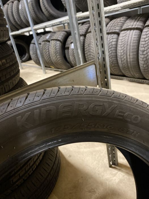 113. Opony letnie hankook kinergy eco 195/55r16 dwie sztuki wysylam