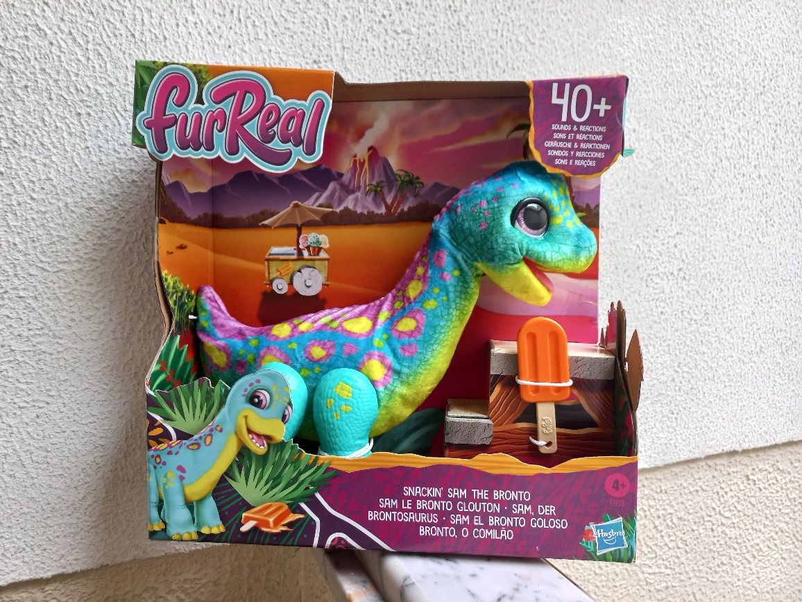 Furreal Friends Mascote Sam Dino. NOVO