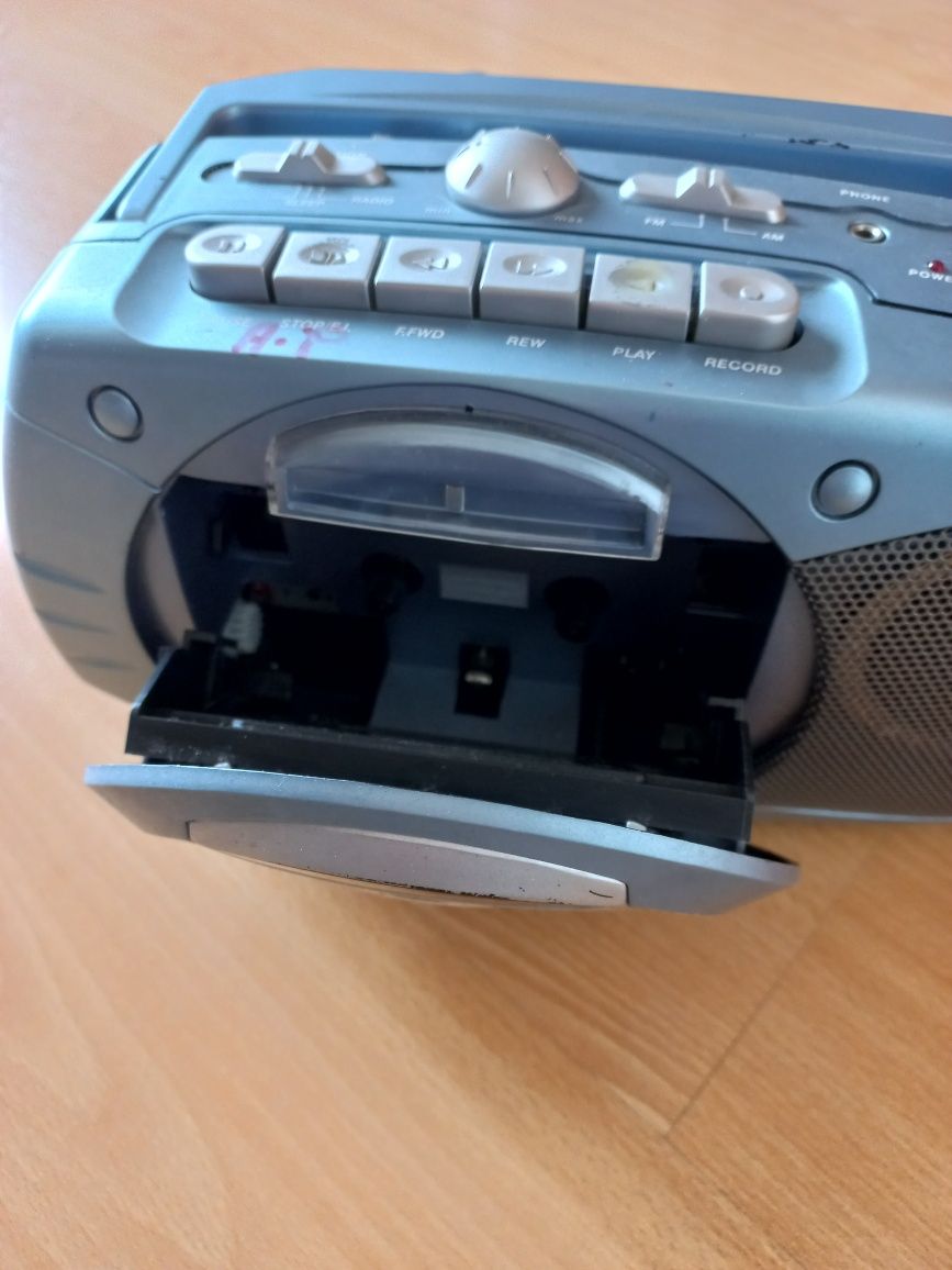 Rádio a funcionar
