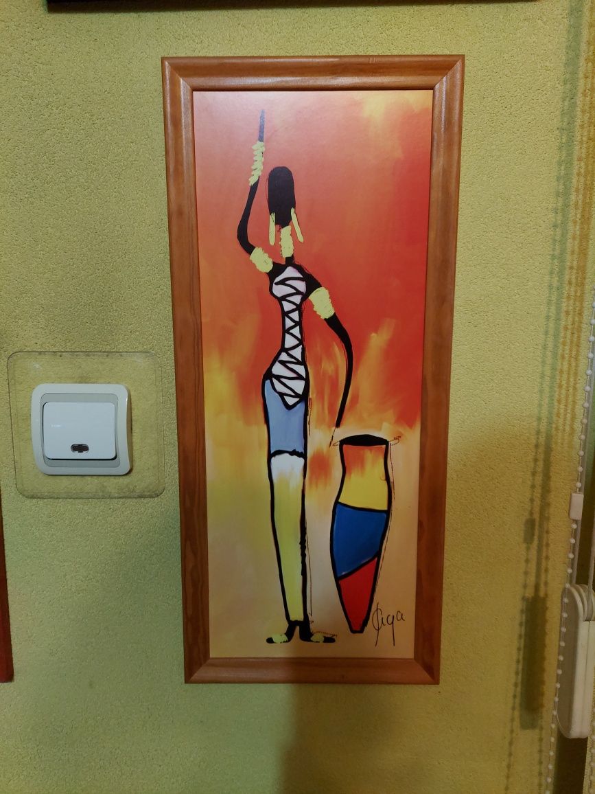 Obrazy motyw afrykański. Płótno, drewno