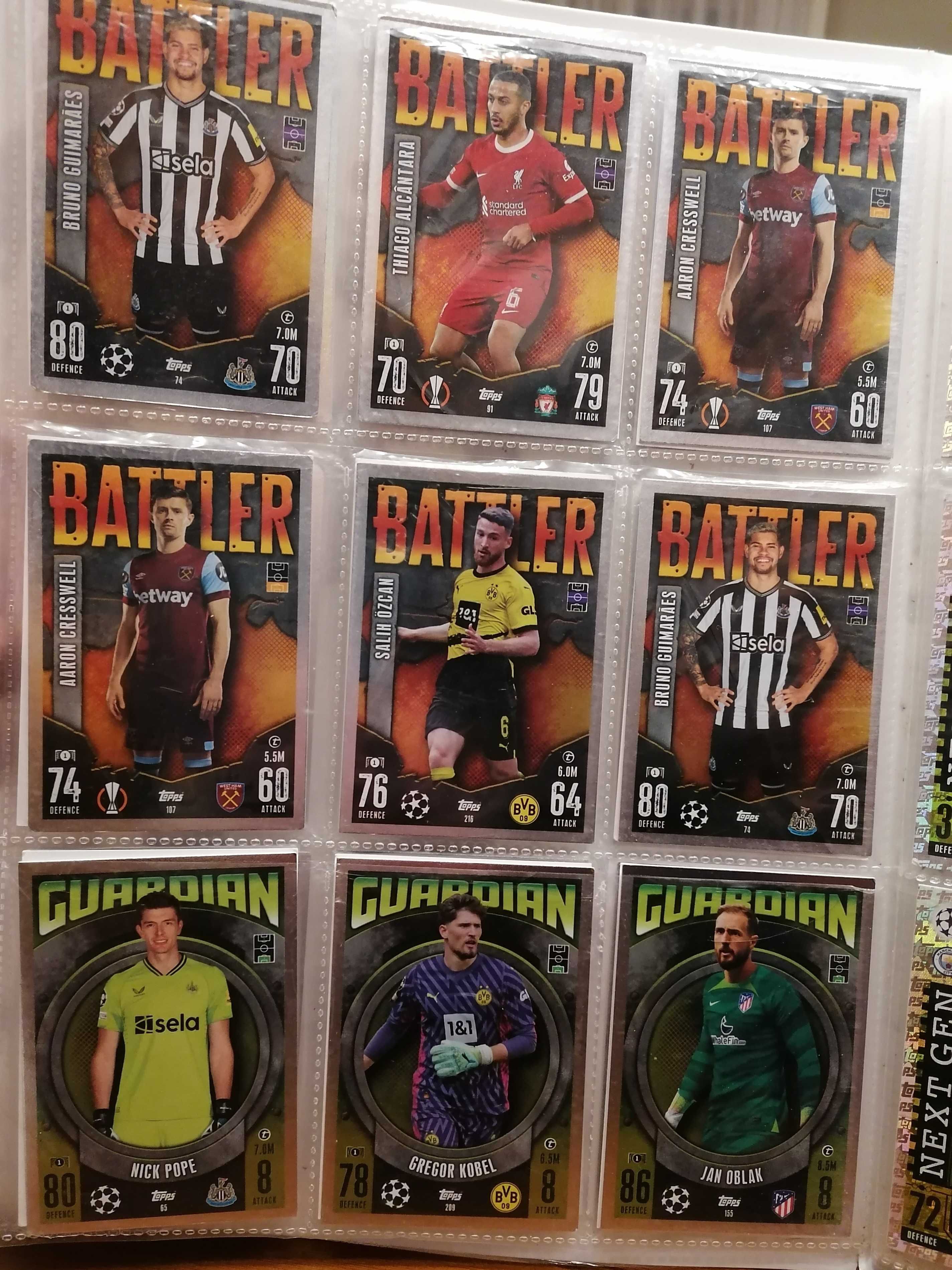 Vendo/Troco Cartas Topps Match Attax 23/24