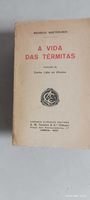 Livro PA-2 - Maurício Maeterlick  - A vida das térmicas