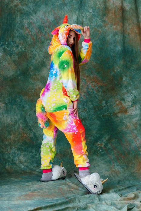 Суперціна! Кігурумі Космічний Єдиноріг піжама костюм подарунок