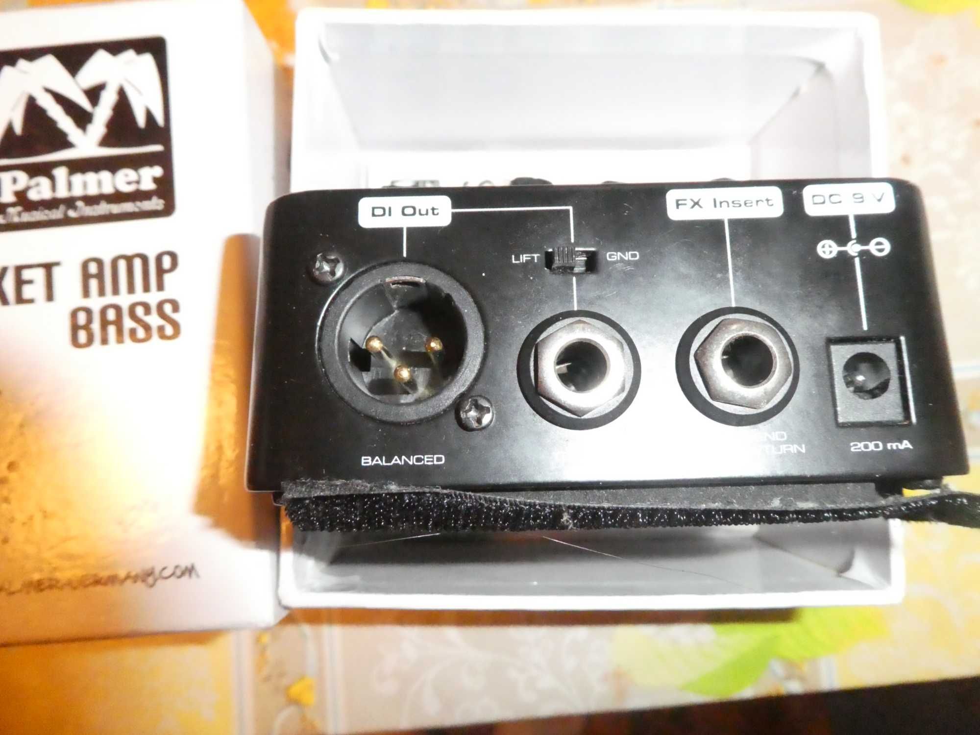 Palmer preamp , przedwzmacniacz do basu, pocket amp bass, basowy