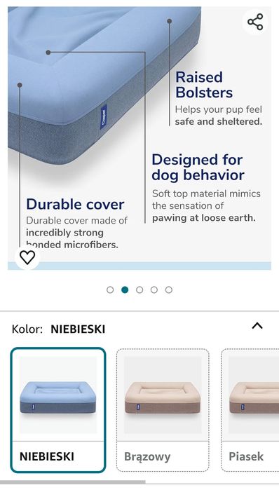 Legowisko posłanie łóżko dla psa Casper Premium
