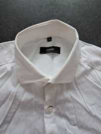 Biała koszula męska MMER slim fit 38
