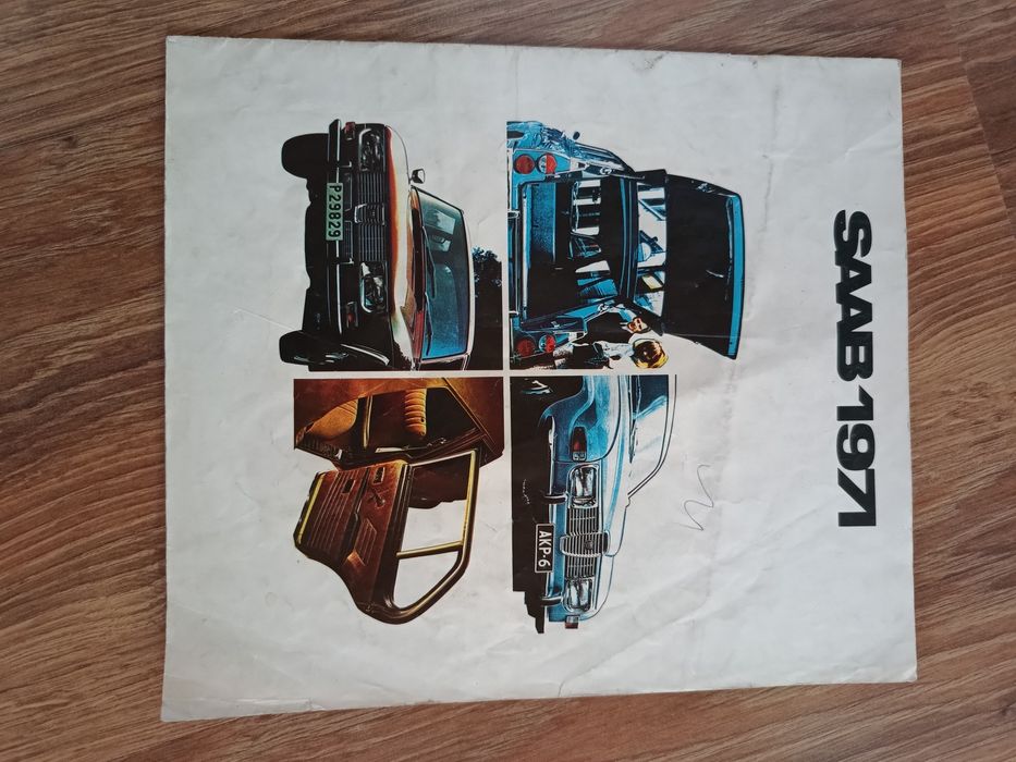 Prospekt katalog Saab 1971